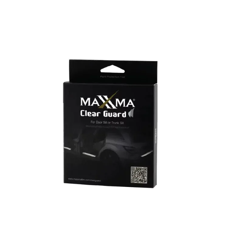 กล่องชุดฟิล์มใสกันรอยกาบบันไดหรือกาบฝาท้าย MAXXMA Clear Guard