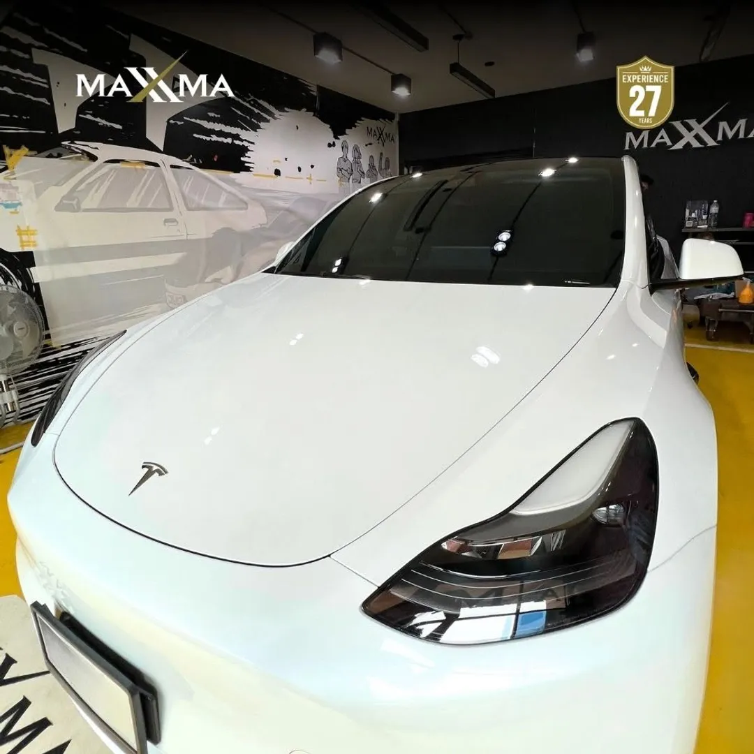 MAXXMA installation at Tesla Model Y, PR20 all round