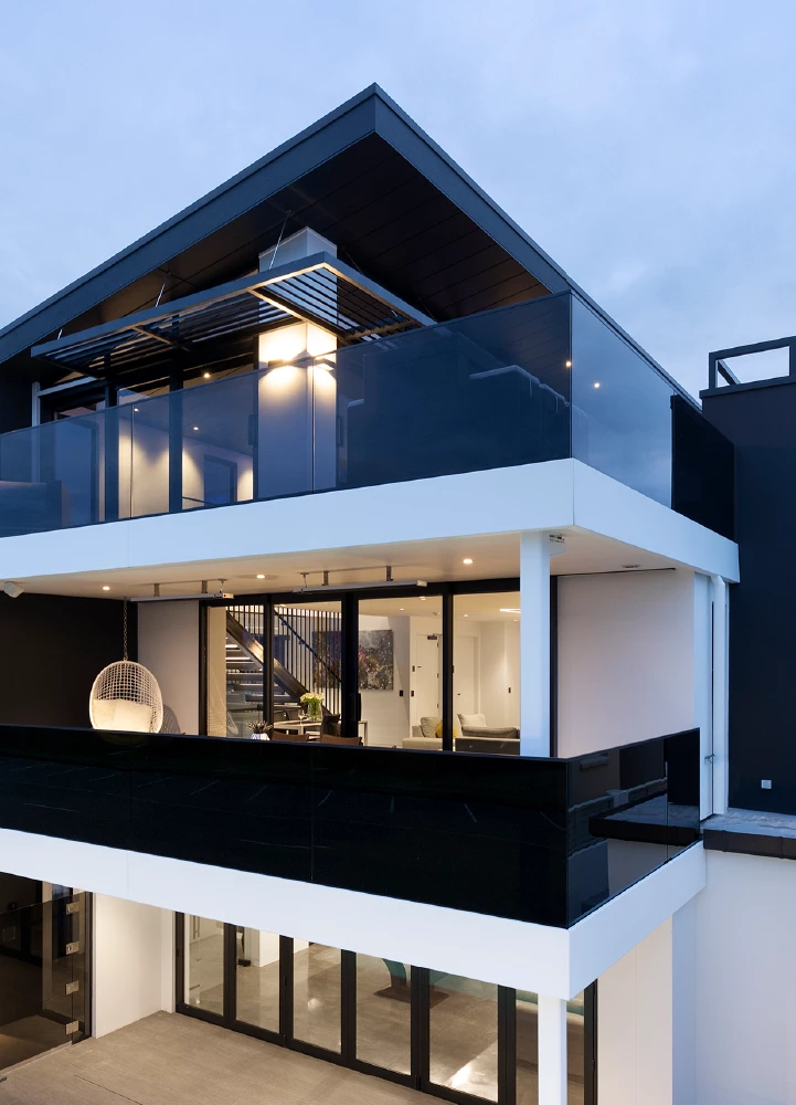 ด้านนอกบ้านโมเดิร์น