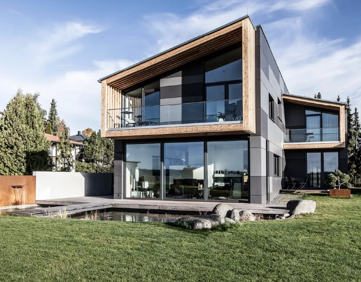 บ้านเดี่ยวด้านนอก